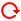円形矢印[red]下