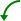 三角矢印[green]下