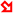 縁のみ三角矢印[red]右下