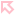 縁のみ三角矢印[pink]左上