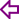 縁のみ三角矢印[purple]左