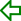 縁のみ三角矢印[green]左