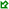 縁のみ三角矢印[green]左下
