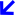 斜め線矢印[blue]左下