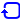角丸四角矢印[blue]上