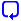 角丸四角矢印[blue]左