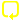 角丸四角矢印[yellow]左
