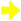 三角矢印手描き風[黄色系]右