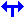 2分岐三角矢印[blue]左