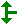 2分岐三角矢印[green]下