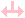 2分岐三角矢印[pink]右