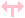 2分岐三角矢印[pink]左