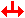 2分岐三角矢印[red]右